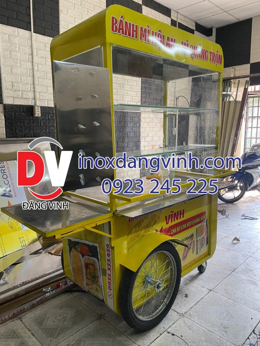Bỏ túi ngay đơn vị gia công xe bánh mì có mái che Gò Vấp đáng tin cậy 