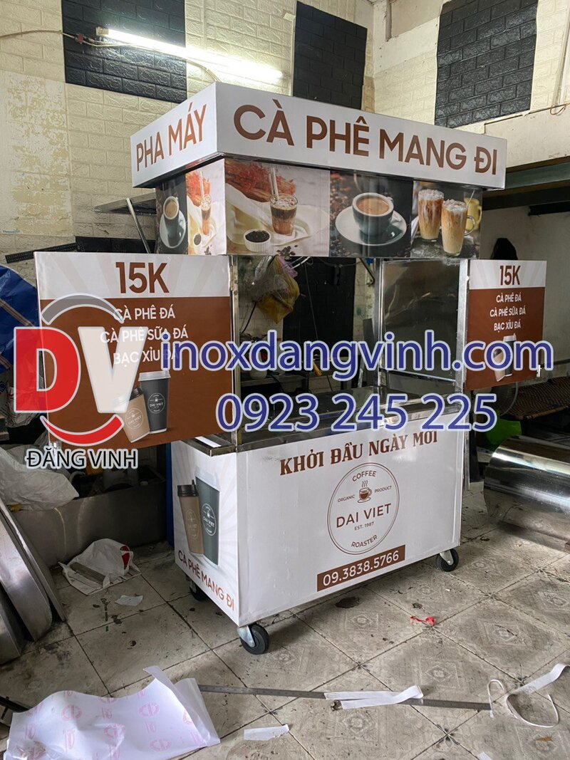 nơi bán xe cà phê giá rẻ miền tây