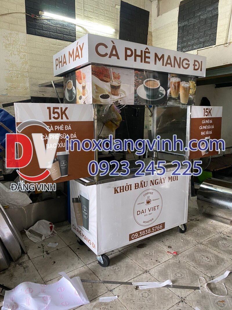 cung cấp xe cà phê lưu động Tiền Giang