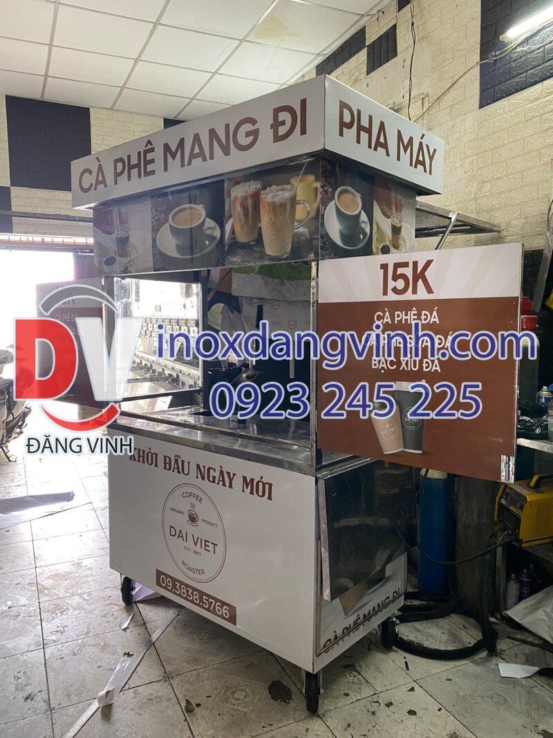 Truy tìm địa điểm cung cấp xe cà phê lưu động Tiền Giang