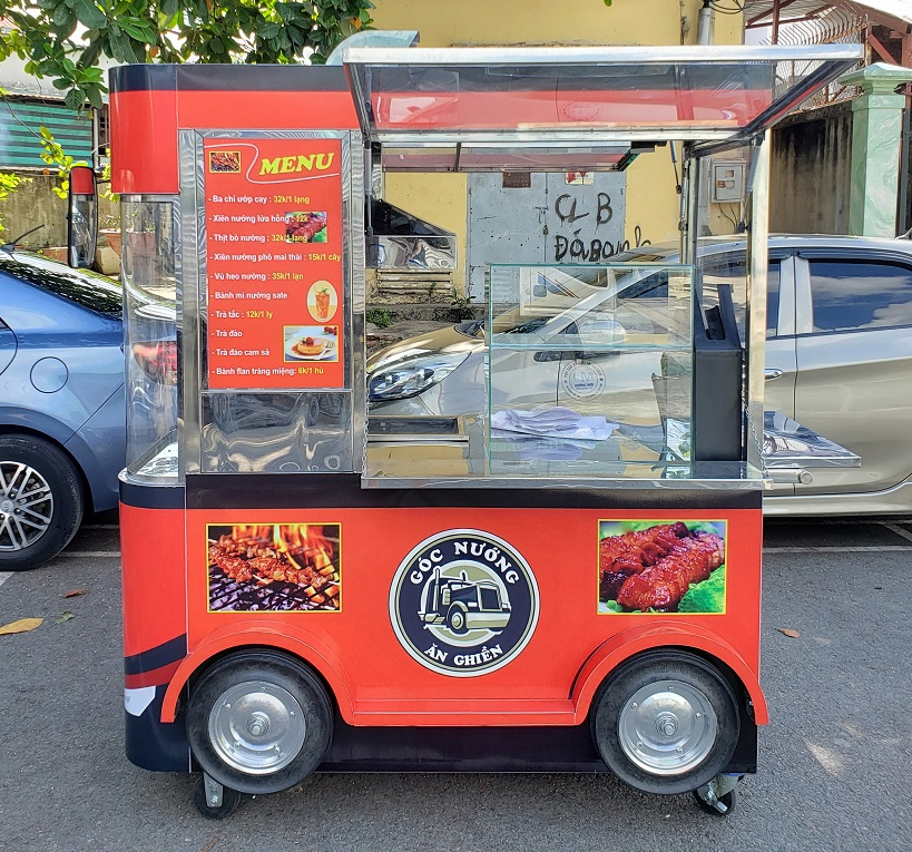 Xe bán trà sữa xiên que cần chuẩn bị bếp như thế nào