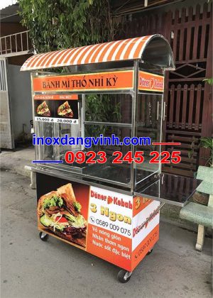 Mách bạn địa chỉ mua xe bán bánh mì inox tại HCM chất lượng