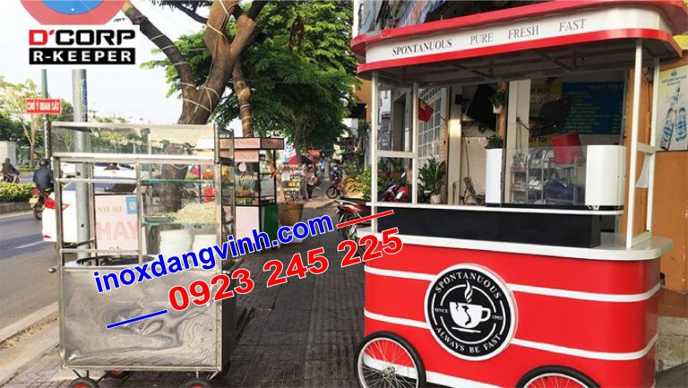 Top những mẫu xe cafe di động được nhiều người chọn