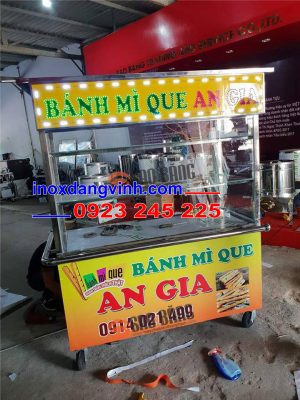 Địa Chỉ Gia Công Xe Bánh Mì Inox 304 Bền Đẹp, Giá Rẻ