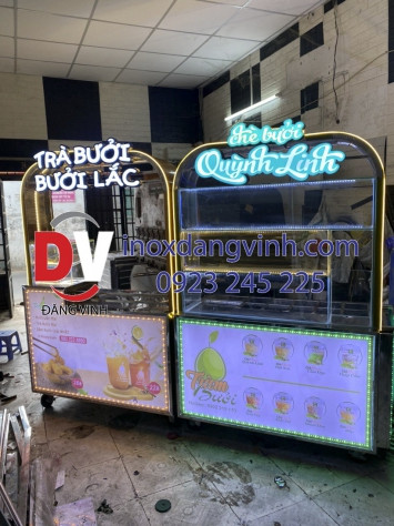 Đơn vị sản xuất xe trà sữa mẫu mới, cao cấp, giá rẻ