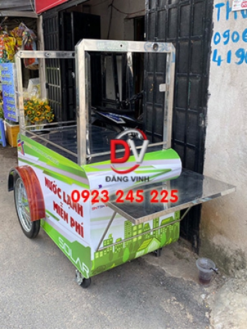 Liên hệ ngay đơn vị sản xuất xe cà phê gấp gọn Bến Tre