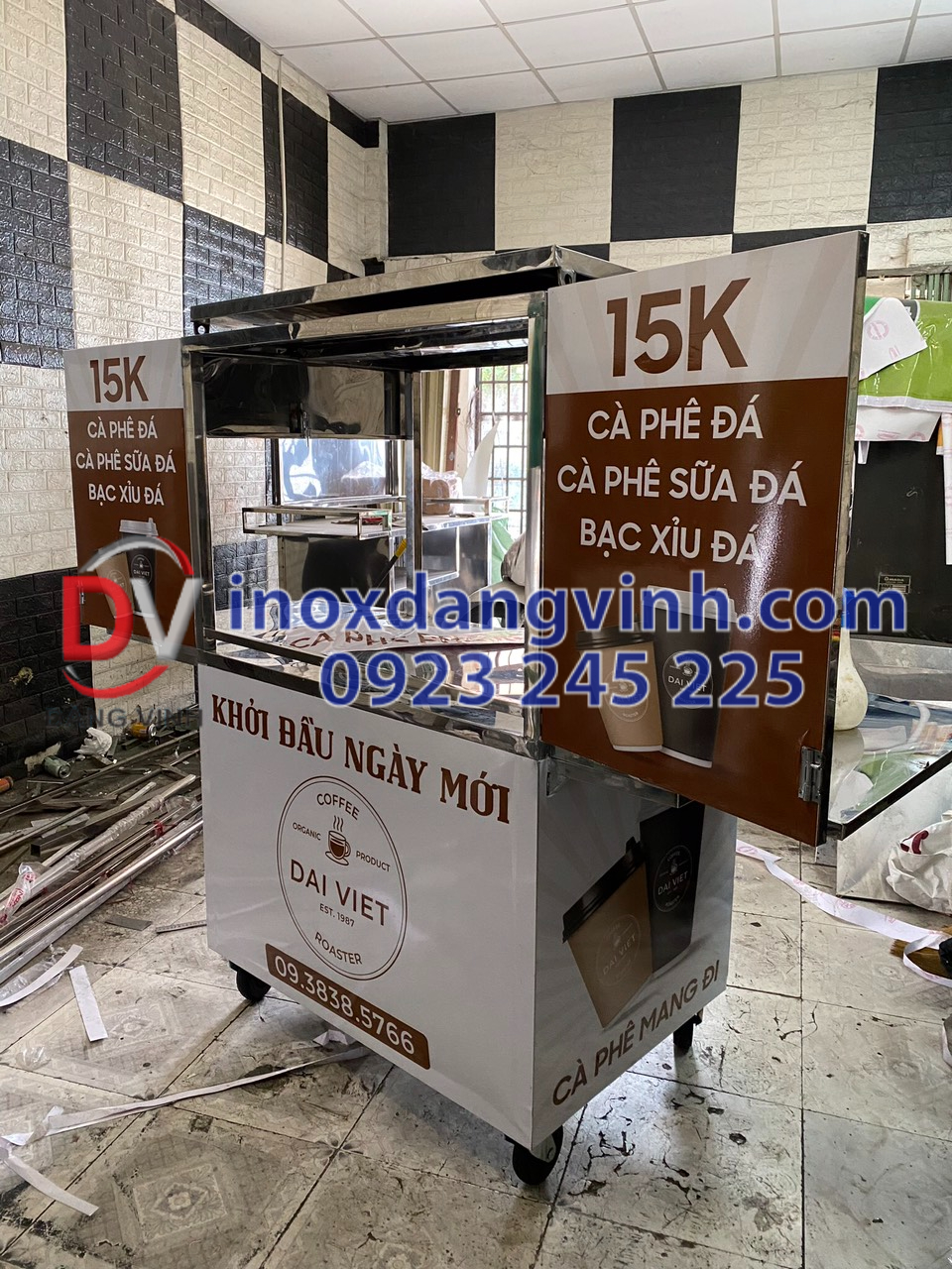 Tham khảo ngay giá đóng xe cà phê tại Gò Vấp là bao nhiêu?