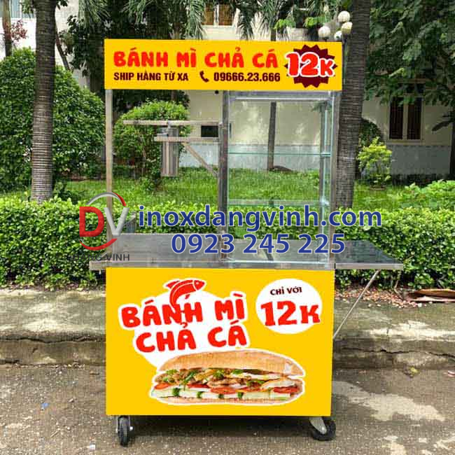 Tham khảo ngay nơi bán xe bánh mì chả cá Gò Vấp uy tín và chất lượng