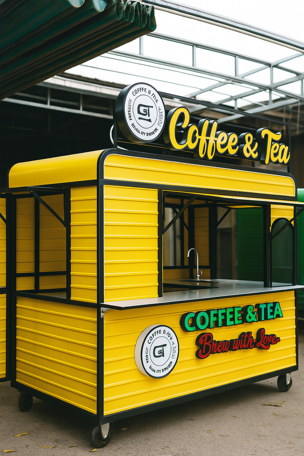 Xe trà sữa có bồn rửa có bắt buộc theo quy định vệ sinh