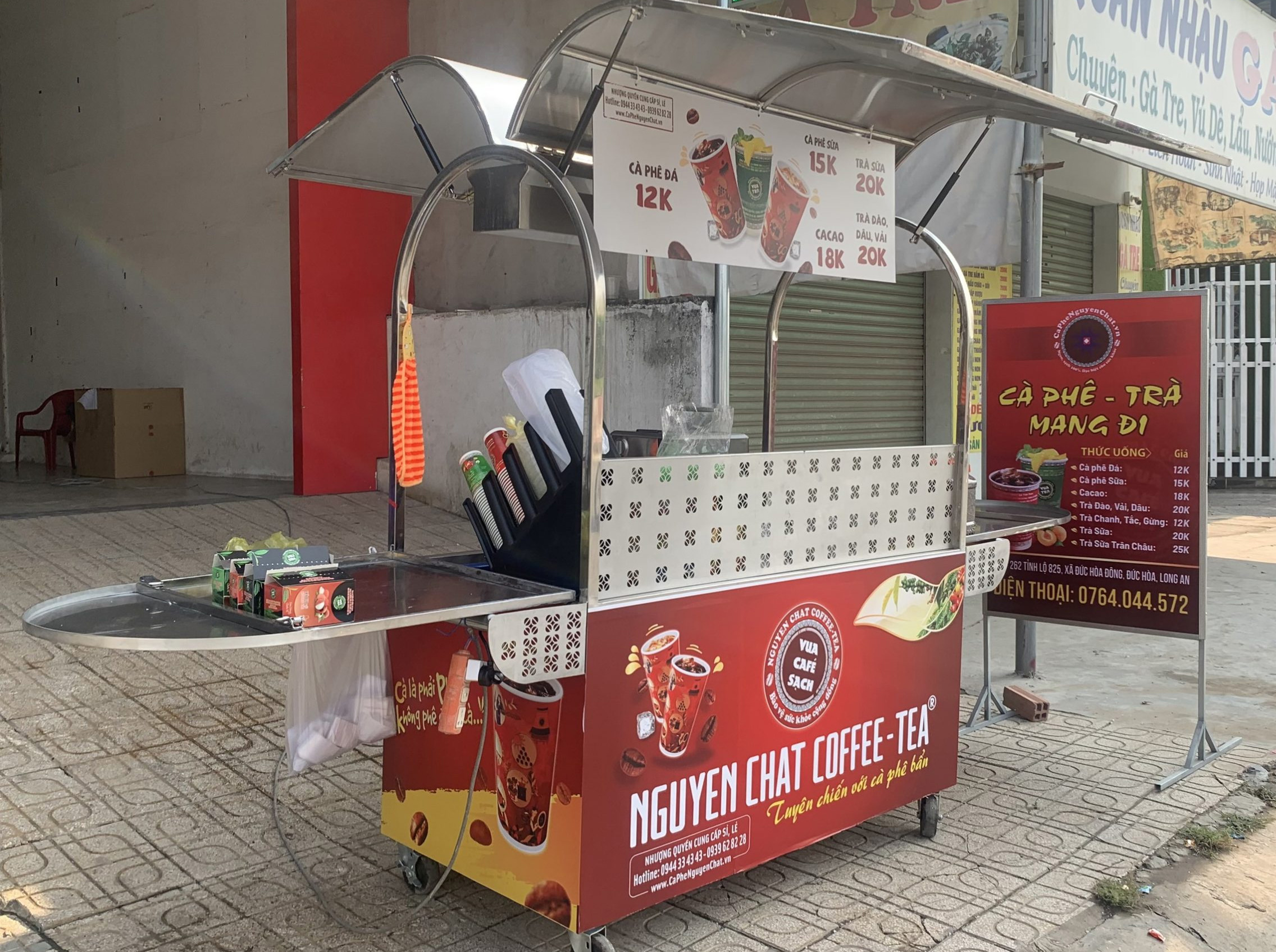 Xe bán cà phê trà sữa kết hợp có hiệu quả không