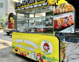 Xe bán trà sữa trái cây phù hợp cho mô hình nào nhất Inox Đăng Vinh