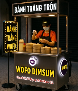 Xe bán trà sữa bánh tráng trộn cần chia khu thế nào Inox Đăng Vinh